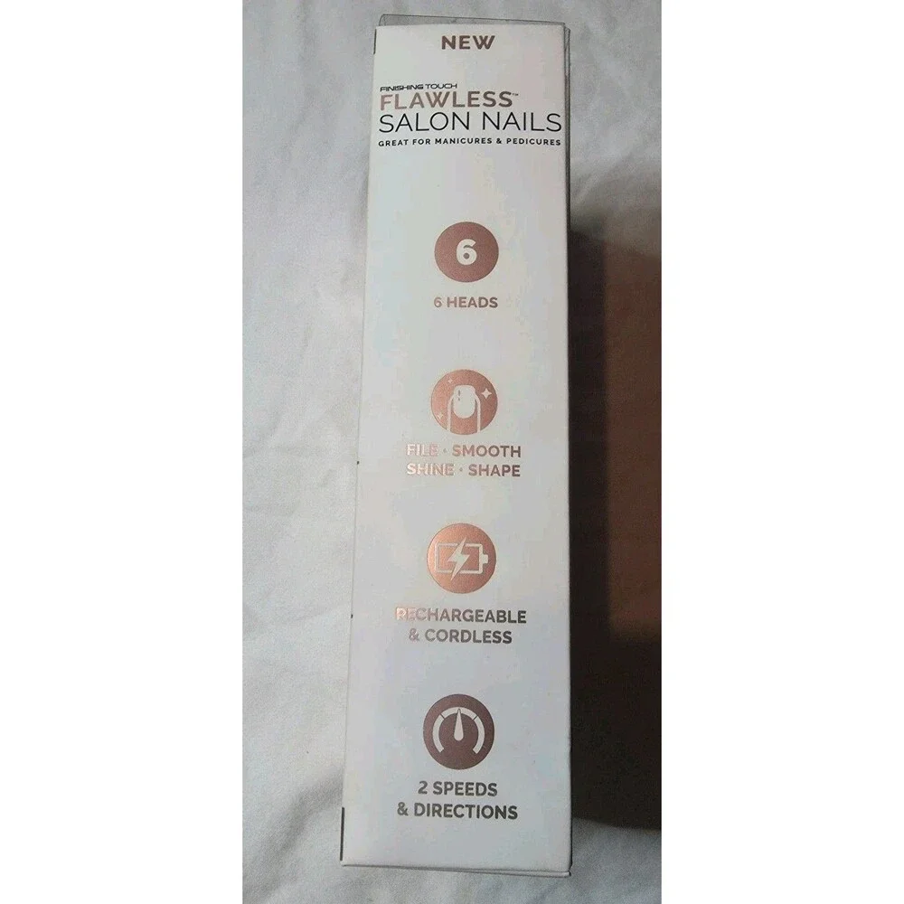 Finishing Touch Flawless Salon Nails Manicure/Pedicure Tools Pink NEW IN BOX